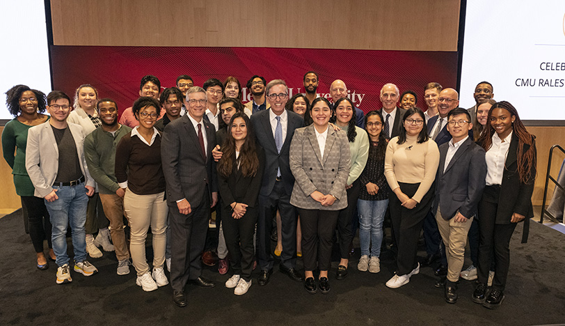 The CMU Rales Fellows Program Gift Celebration on Wednesday, Feb. 22, 2023, in Simmons Auditorium
