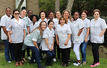 Group of housekeepers in uniform